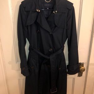 Banana Republic Black Trench Coat